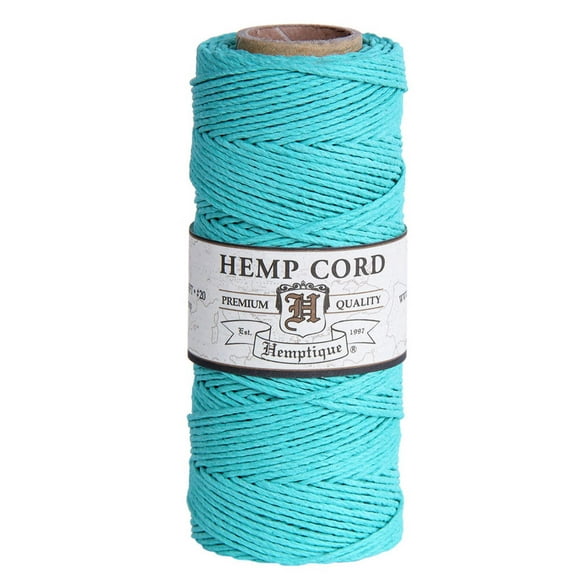 Hemptique #20 Hemp Cord Spools - 1mm Hemp for Crafting and Jewelry Making