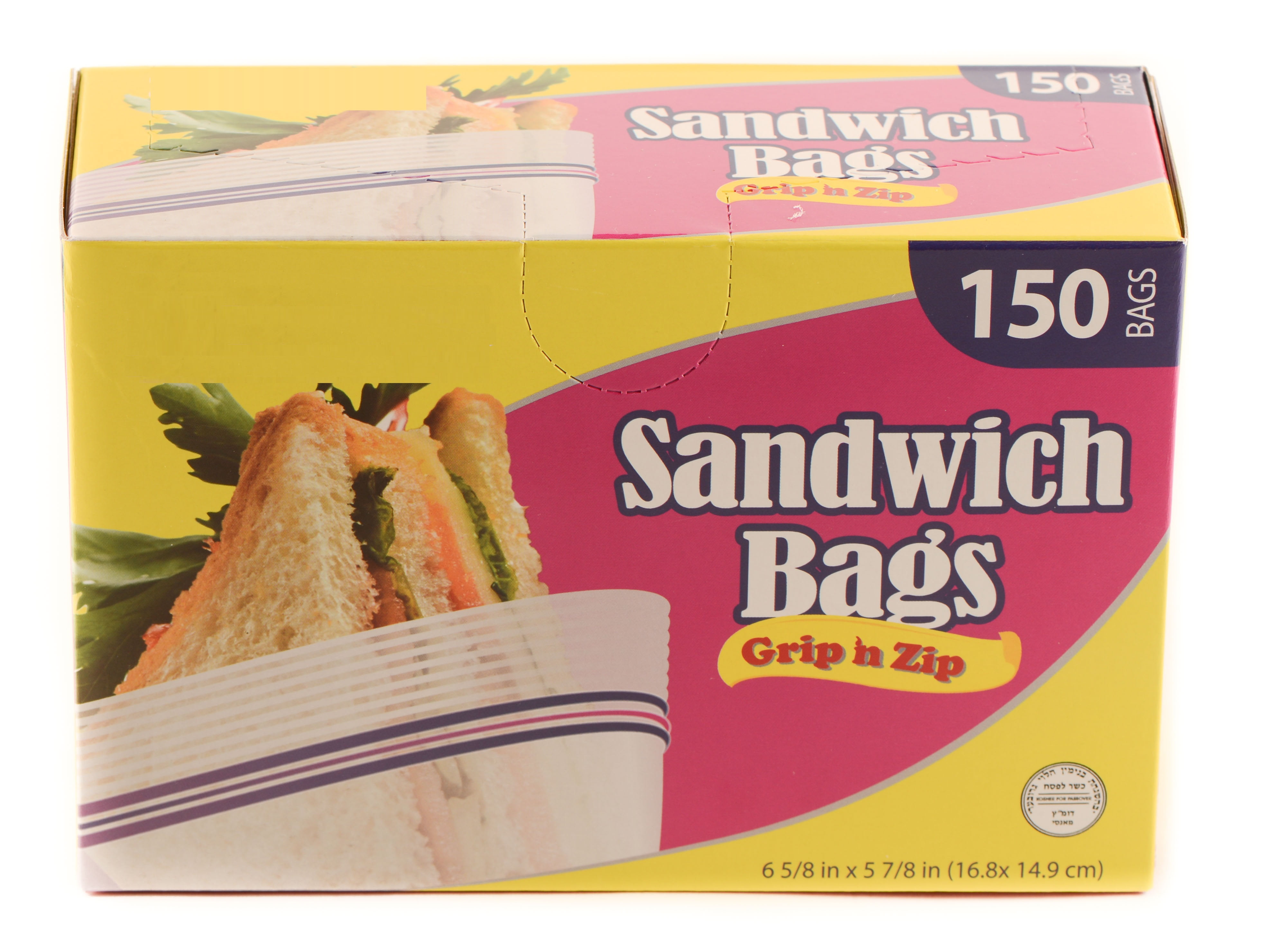 Zip Top Sandwich Bag, Frost, 24 Ounce