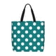 thumbnail image 1 of Easygdp Teal And White Polka Dot Bolsa Tote para Mujer, Bolso de Hombro para Trabajo, Playa, Viajes, Compras y Supermercado, 1 of 7