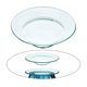 thumbnail image 3 of 3x Plato Calentador de Aceite de Repuesto, Redondo, Decoración Del Hogar, Cera Transparente, Calentador de Velas, Plato, Bandeja con Tapa para Lámpara 3 piezas, 3 of 7