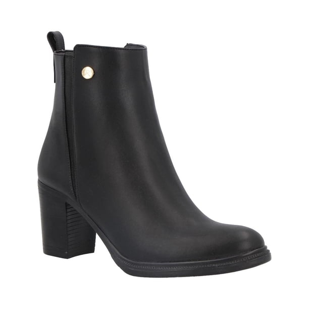 Botas Mujer Suzy Love Vestir Coagulado Suela alta Comodo negro 7053