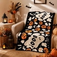 thumbnail image 5 of OCCOA Halloween Flannel Throw Blanket Festive Printed Decorative Blanket for Sofa Couch Bed Versatile Home Decoration for Bedroom Living Room Holiday Decor Gift, A, 5 of 6