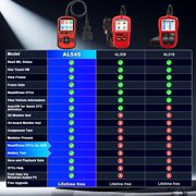 Autel AL549 OBD2 Scanner Code Reader with ABS Diagnostic & Battery Test, Enhanced Check and Reset Engine Fault Code, Live Data, Freeze Frame, CAN Car Diagnostic Scan Tool for All OBDII