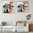 thumbnail image 4 of Designart "Woman With Stylish Hats I" Fashion Floater Framed Canvas Art Print, 4 of 7