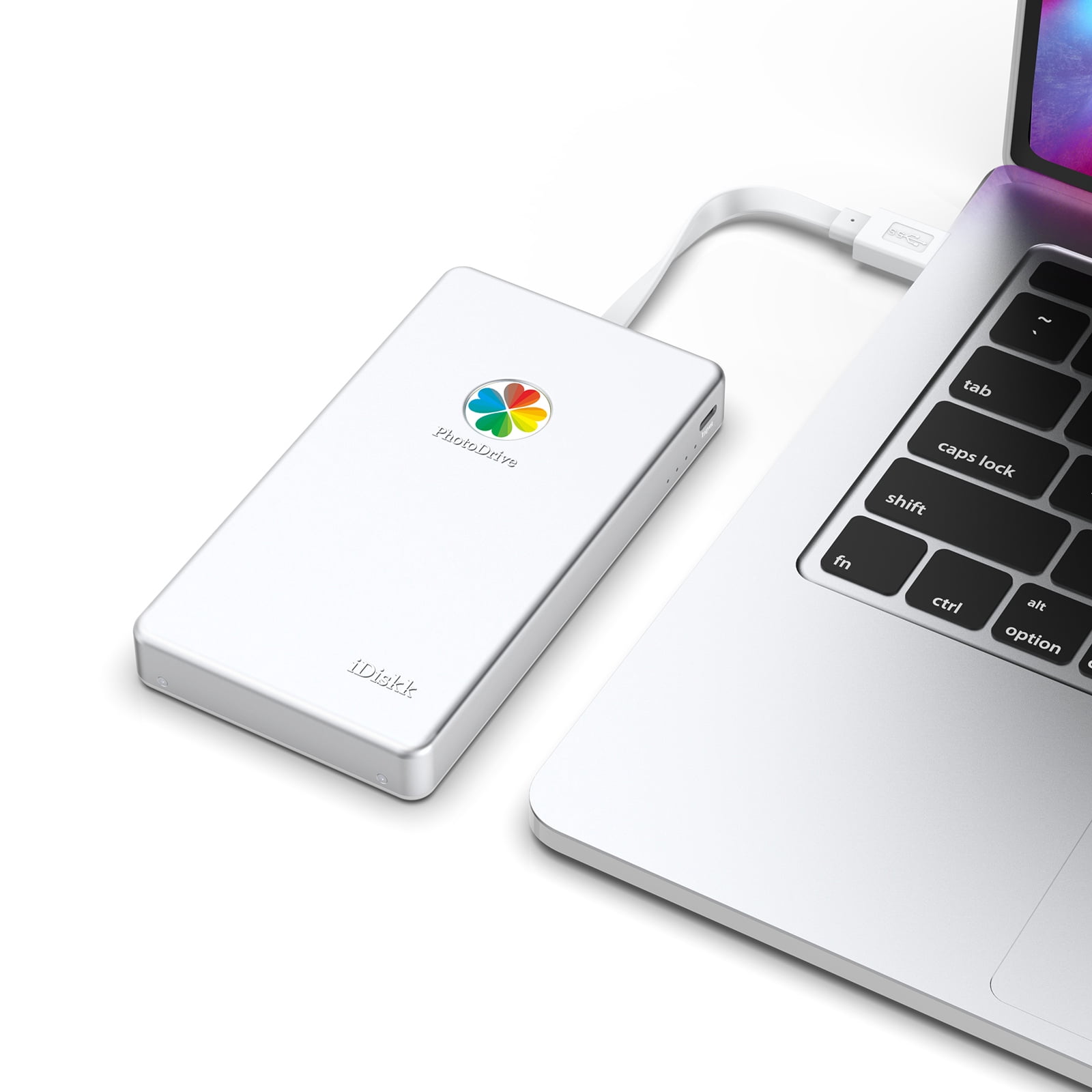 iDiskk MFi Certified 1TB Protable External Hard Drive for iPhone & iPad Android Phone for Photo Stick, Store Photos, Videos, Music, Documents 1-Pack