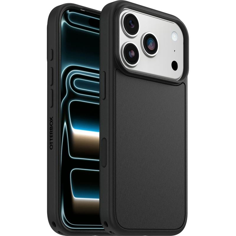OtterBox iPhone 17 Pro (Only) Bundle: Symmetry Series+ Case & Screen Protector - Black - Snaps to MagSafe - Ultra-Sleek - Raised Edges Protect Camera & Screen - Non-Retail Packaging
