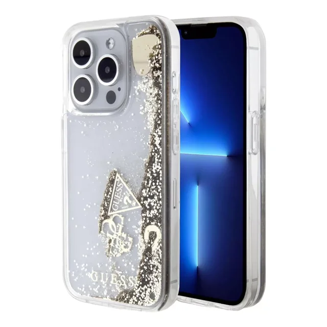 Funda Para iPhone 15 Pro Max Guess Glitter Con Brillos