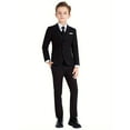 thumbnail image 2 of Lycody 4-Piece Boy's Formal Slim Suit Set Kids and Teen Suits for Wedding Prom Graduate - Includes Suit Jacket, Dress Pants, Vest, Neck Tie, 2 of 8