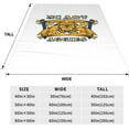 thumbnail image 5 of North Carolina A&T Aggies, Blanket Large Luxury Fleece Soft Anti-Static Anti-Pilling Flannel Bed Blanket, 5 of 6