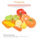 thumbnail image 1 of 6PCS Cutting Fruit Vegetable Food Pretend Play Children Kid Educational Toy, 1 of 2