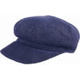 thumbnail image 2 of CoCopeaunts Newsboy Hats for Women Summer Breathable Mesh Straw Beret Adjustable Artist Painter Octagonal Caps Visor Beach Hat, 2 of 8