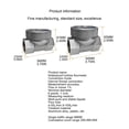 thumbnail image 6 of High Accuracy s Flow Meter, Waterproof Liquid Water Meter Flowmeter 2 Size ,Good Performance, 6 of 6