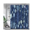 thumbnail image 2 of Langgg Salle de Bain Douche Rideau Imperméable Polyester Style Moderne Bain Impression Rideaux Décoration Drape Ménage Toilette Type 3, 2 of 9