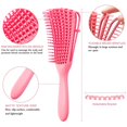 thumbnail image 2 of Cepillo para desenredar el cabello de 2 piezas, peine para el cabello para mujeres y hombres, cepillos para el cabello natural para todo tipo de cabello, cabello texturizado de 3a a 4c, cabello húmedo y seco. Desenredador de Nudos Fácil de Limpiar Vhermosa HMHZ1479-4, 2 of 7