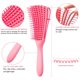 thumbnail image 2 of Cepillo para desenredar el cabello de 2 piezas, peine para el cabello para mujeres y hombres, cepillos para el cabello natural para todo tipo de cabello, cabello texturizado de 3a a 4c, cabello húmedo y seco. Desenredador de Nudos Fácil de Limpiar Vhermosa HMHZ1479-4, 2 of 7