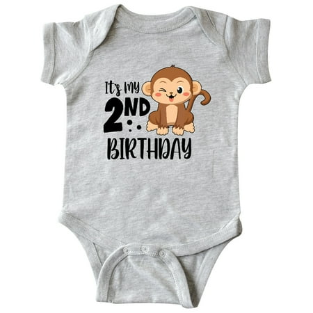 

Inktastic Monkey Its My 2nd Birthday Gift Baby Boy or Baby Girl Bodysuit