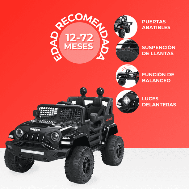 Camioneta Jeep Rubicon Carrito Electrico Jeep Montable Carro