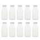 thumbnail image 1 of ColoMX 10pcs 300 ml de botellas de almacenamiento de jugo transparente botellas de leche botellas de leche, 1 of 8