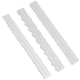thumbnail image 1 of LOVEVER 3 Styles Irregular Edge Ruler Metal Craft Ruler Paper Tearing for Embossing with Scrapbook Jagged Rulers, 1 of 4
