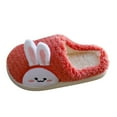 thumbnail image 1 of DGHM Girls Boot Slippers Kids Slippers Size 2 Children's Shoes Children's Winter Warm Home Warm Slippers 3D Cartoon Printing Children's Home Slippers Red, 1 of 4