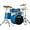 Sky Blue, variant on Yamaha Rydeen 5-Piece Shell Pack With 20" Bass Drum Orange Glitter