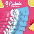 thumbnail image 5 of Crystal Light Drink Mix, 6 Pitcher Packets, for Flavorful Hydration and Shareable Refreshment, Raspberry Lemonade Artificial Flavor, Zero Sugar, Low Calorie, 1.8 oz, 5 of 16