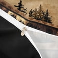thumbnail image 4 of meiyoeat Vintage Deer Silhouette Duvet Cover Queen, Rustic Paw Print Queen Bedding For Boys Kids,Black Reversible,3pcs(No Comforter), 4 of 6