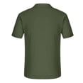 thumbnail image 6 of Scyoekwg Boys Short Sleeve Button Down Shirt Cotton Casual Solid Color Shirts with 2 Pockets Summer Comfy Tops for Kids, Army Green, 11-12 Years, 6 of 7