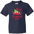 thumbnail image 3 of Inktastic Merry Christmas Ya'll with Red Car and Tree Youth T-Shirt, 3 of 5