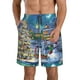 thumbnail image 1 of Fotbe Christmas Tree Trajes de Baño Estampados para Hombre, Shorts de Verano de Secado Rápido, Ropa de Playa, Bañadores-Small, 1 of 6