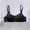 Black, variant on Seamless Womens Bra Molded Wire-Free Spaghetti Straps Solid U-Back Scoop Neck Everyday Size 38