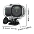 thumbnail image 2 of 45M Waterproof Protective Shell for DJI Osmo Nano, Transparent Tempered Glass PC Camera Cover with Adapter Base, Underwater Photography Accessory, 2 of 9