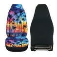 thumbnail image 2 of Jeiento Palm Tree Car Seat Cover 1 PCS Front Car Seats Protector Vehicle Cushion Covers Hawaii Bucket Seats Cushion Covers Washable Auto Accessory Universal Fit for SUV Van Truck, 2 of 6