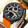 thumbnail image 2 of 2025 New Men's Large Digital Sports Watch - Multifunctional Outdoor Military Watch with Stopwatch, Alarm, Water Resistant, Shockproof, Big Display, 2 of 15