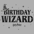 thumbnail image 2 of Boy's Harry Potter Distressed Birthday Wizard Graphic Tee Athletic Heather X Large, 2 of 5