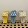 thumbnail image 7 of Generic Girls' Slippers Women Slippers Princess Fairy Style Soft Bottom Bottom Outer Wear Matching Skirt Versatile Casual Pearl Girls Beach Sandals(3.5-4 Years,White), 7 of 7