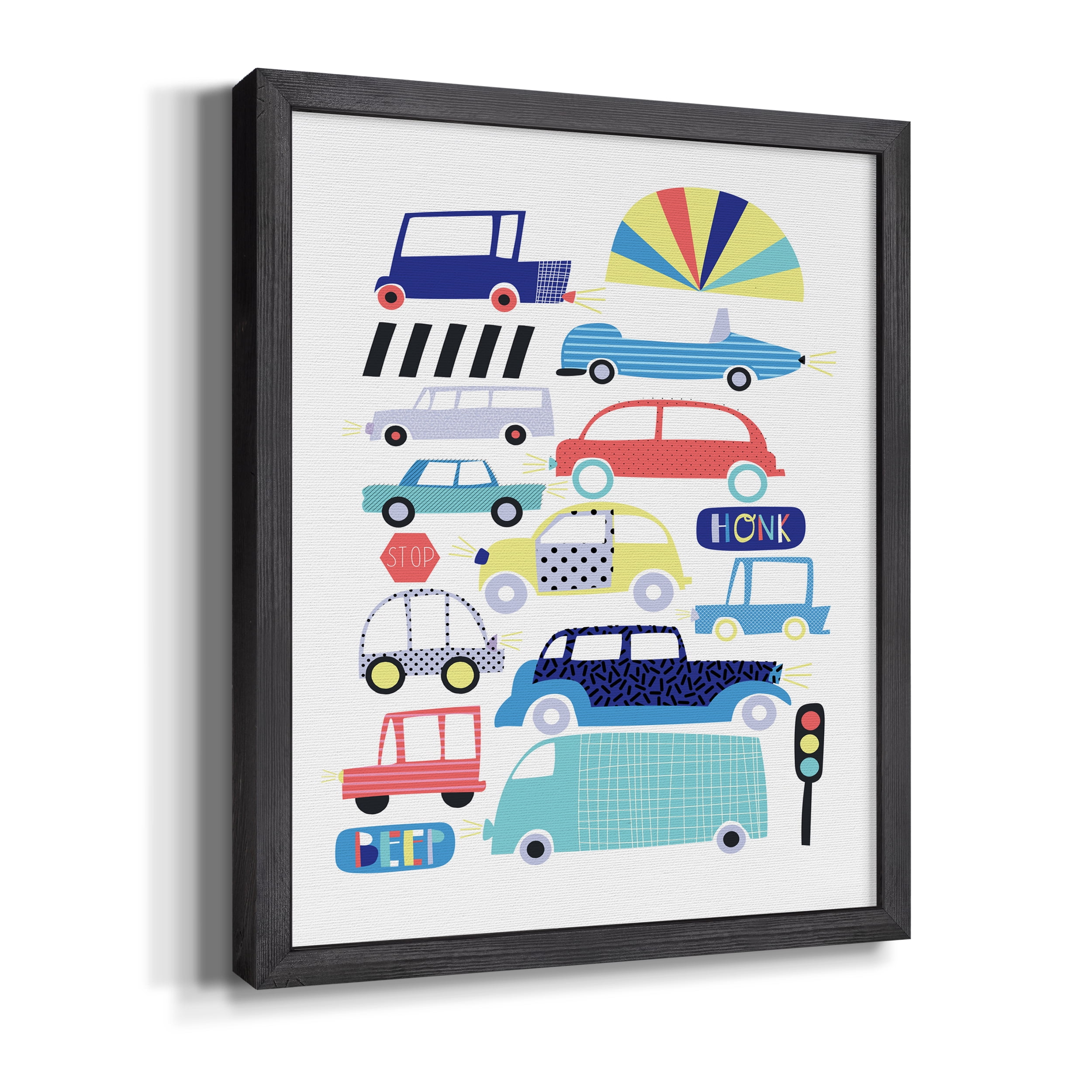 Traffic Jam Premium Gallery Wrapped Canvas - Ready to Hang - 12 x 18