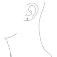 thumbnail image 3 of Bling Jewelry Womens Minimalist  Clip-On Earrings with CZ Solitaire 14K Gold Plated 5MM, 3 of 4