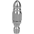 thumbnail image 2 of nipocaio 1/4 Inch Stainless Steel Pressure Washer Drain Sewer Cleaning Hose Quick Jet Jet Hose Stopper, 2 of 5