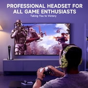 Gaming Headset for PS5/PS4/PC/Mac/Switch/Xbox,Wired Gaming Headphones with Noise-Canceling Mic,7.1 Surround Sound,RGB Lights