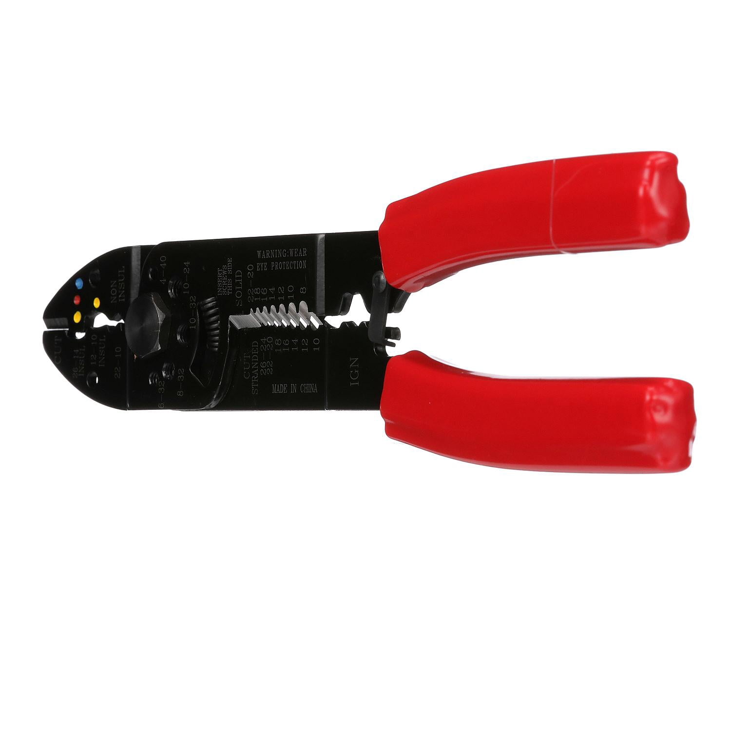 Seachoice 61211 Multi-Purpose Crimp Tool, Wire Cutter With Comfort Grips