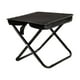 thumbnail image 3 of Taburete de camping con asiento pequeño y plegable, reposapiés, taburete plegable portátil compacto. Negro 285x265x27cm, 3 of 9