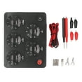 thumbnail image 2 of 0-9999.9 Ohm Variable Resistance Box, Adjustable Decade Resistor Stable Performance  for Physical Electricity Experiment Teaching, 2 of 7
