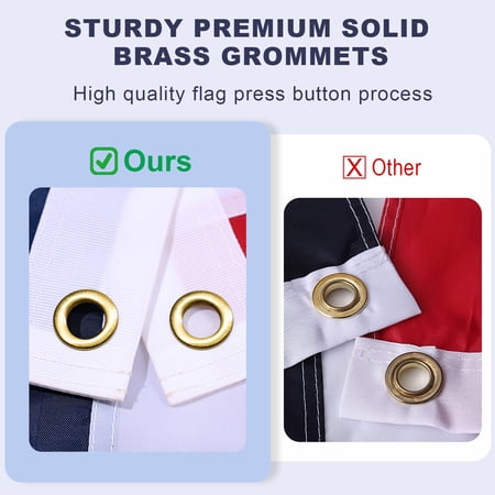 AREVTOVIS AMERICAN FLAG 3X5 OUTDOOR HEAVY DUTY – US USA FLAG 3X5 OUTDOOR, AMERICAN FLAG, AMERICAN FLAGS 3X5 FOR OUTSIDE EMBROIDERED ALL WEATHER UNITED STATES FLAG