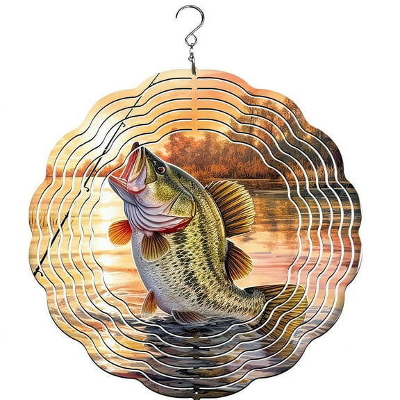 Fish Wind Spinner, Garden Décor, Yard Décor, Porch Decor