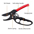 thumbnail image 3 of 8" Professional Ratchet Anvil Pruning Shears , Ratcheting Mechanism, Anvil Groove Design, Reinforced Design Handle, Garden Shears Clippers, Anvil Pruner, Hand Tools Scissors Loppers, 3 of 5