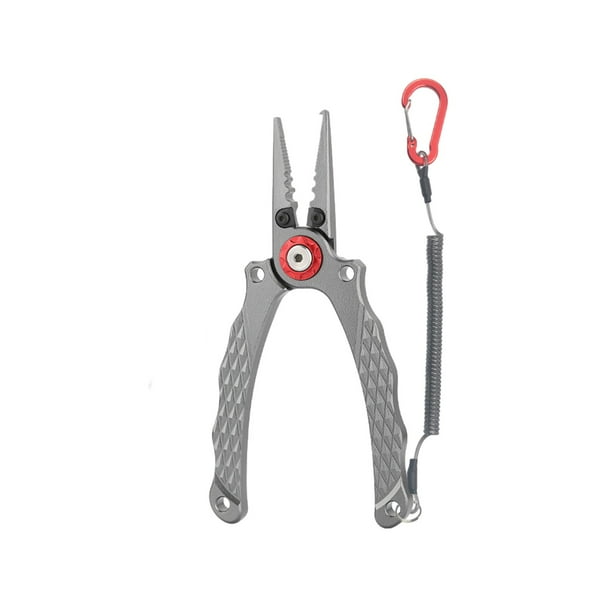 Pince De Pêche à Long Nez En Acier Inoxydable Avec Lanière Pour Pêche