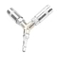 thumbnail image 3 of Conector de compresor Ticfox hierro galvanizado 1/4' BSP Y pieza 3 vías, 3 of 11