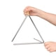 thumbnail image 5 of Campana de triángulo Triángulo de campana triangular de 10 pulgadas con mazo de metal. idiófono. percusión de acero. niños pequeños. ritmo de aprendizaje. educación temprana. instrumento musical. perc Maboto  Campana de triángulo, 5 of 6