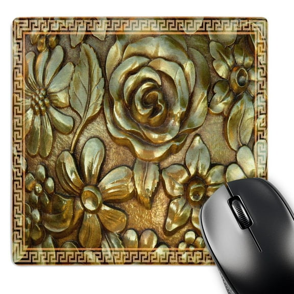 3dRose, Engraved Rose Look Pattern, MousePad